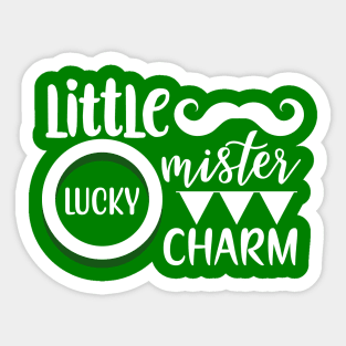 Little Mister Lucky Charm Sticker